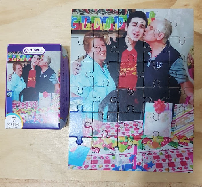 Rompecabezas Carta de iman y carton