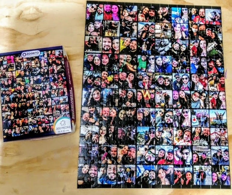 Rompecabezas Grande de iman y carton